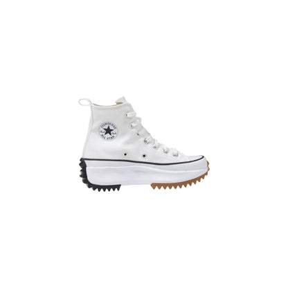 Converse RUN STAR HIKE Hi-Top White Fabric Chunky Sneakers