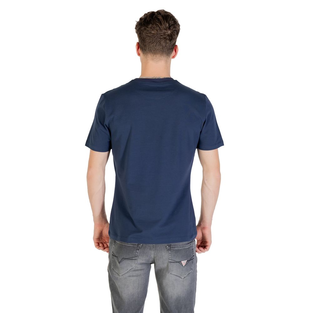 Bikkembergs Blue Cotton T-Shirt for Men