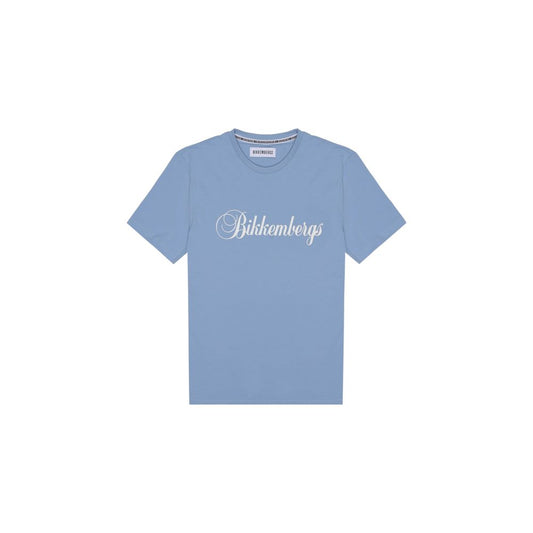 Bikkembergs Blue Cotton T-Shirt for Men