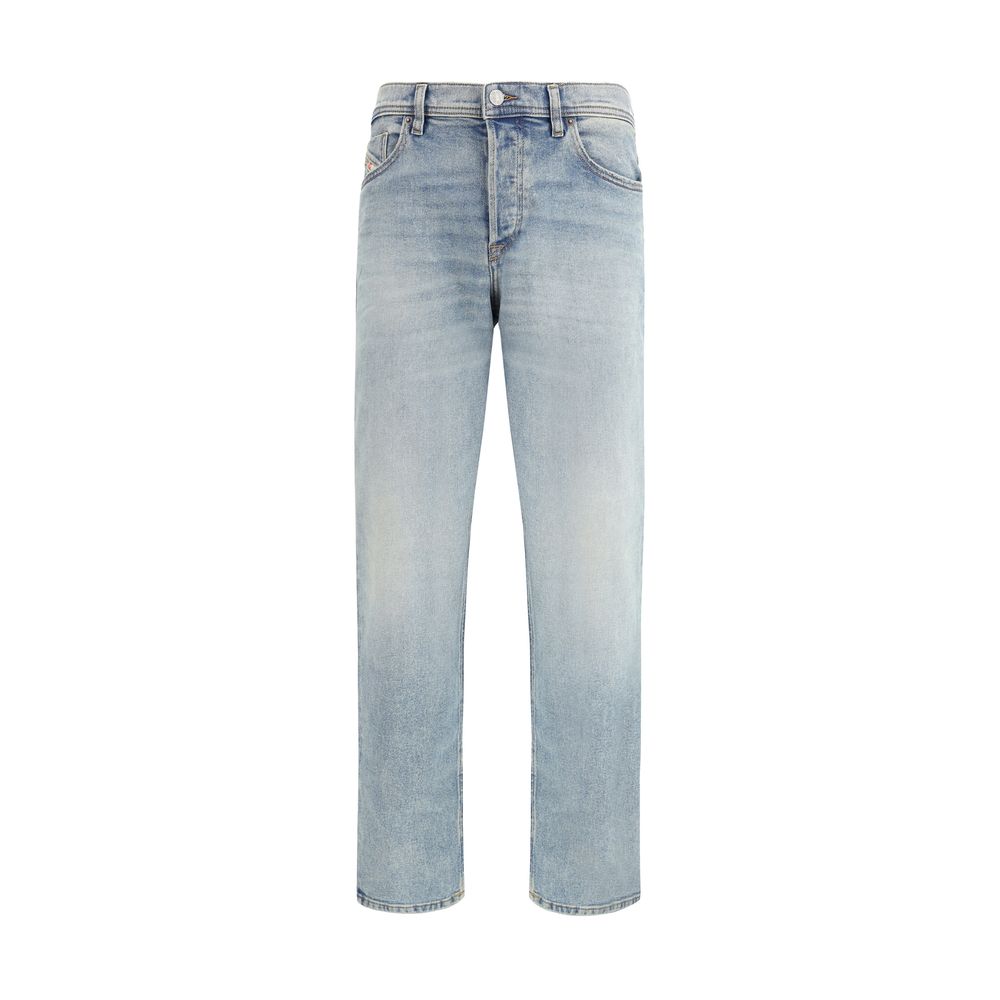 Diesel Blue Cotton Tapered Jeans - D-Finitive 0DBEH