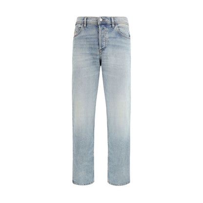 Diesel Blue Cotton Tapered Jeans - D-Finitive 0DBEH