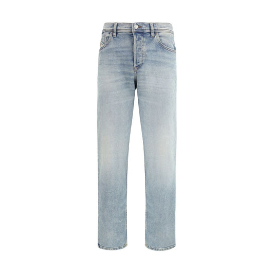 Diesel Blue Cotton Tapered Jeans - D-Finitive 0DBEH