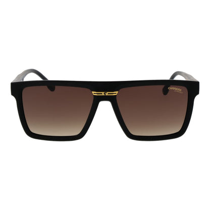 Carrera Men’s Sunglasses – Black Square Frame, Brown Gradient Lenses