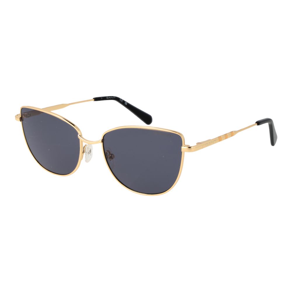 Gant Women’s Sunglasses – Gold Cat Eye Frame, Grey Lenses