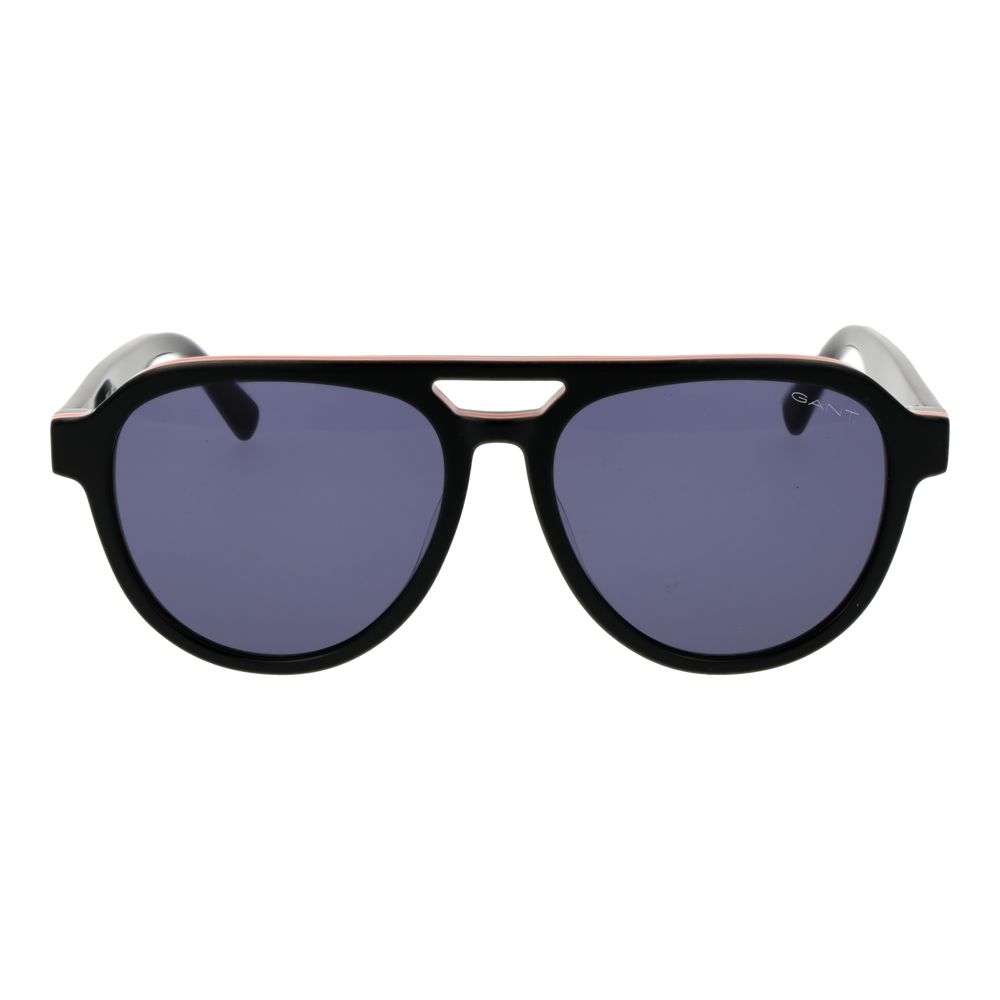 Gant Men’s Sunglasses – Black Full-Rim Frame, Grey Lenses