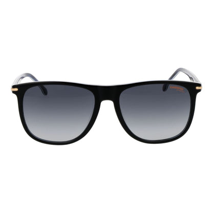 Carrera Men's Sunglasses – Black Square Frame, Grey Gradient Lenses
