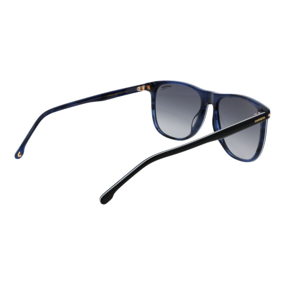 Carrera Men's Sunglasses – Black Square Frame, Grey Gradient Lenses