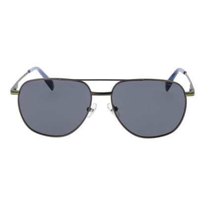 Hackett Men’s Sunglasses – Grey Metal Aviator Frame, Grey Lenses