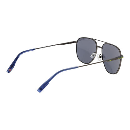 Hackett Men’s Sunglasses – Grey Metal Aviator Frame, Grey Lenses