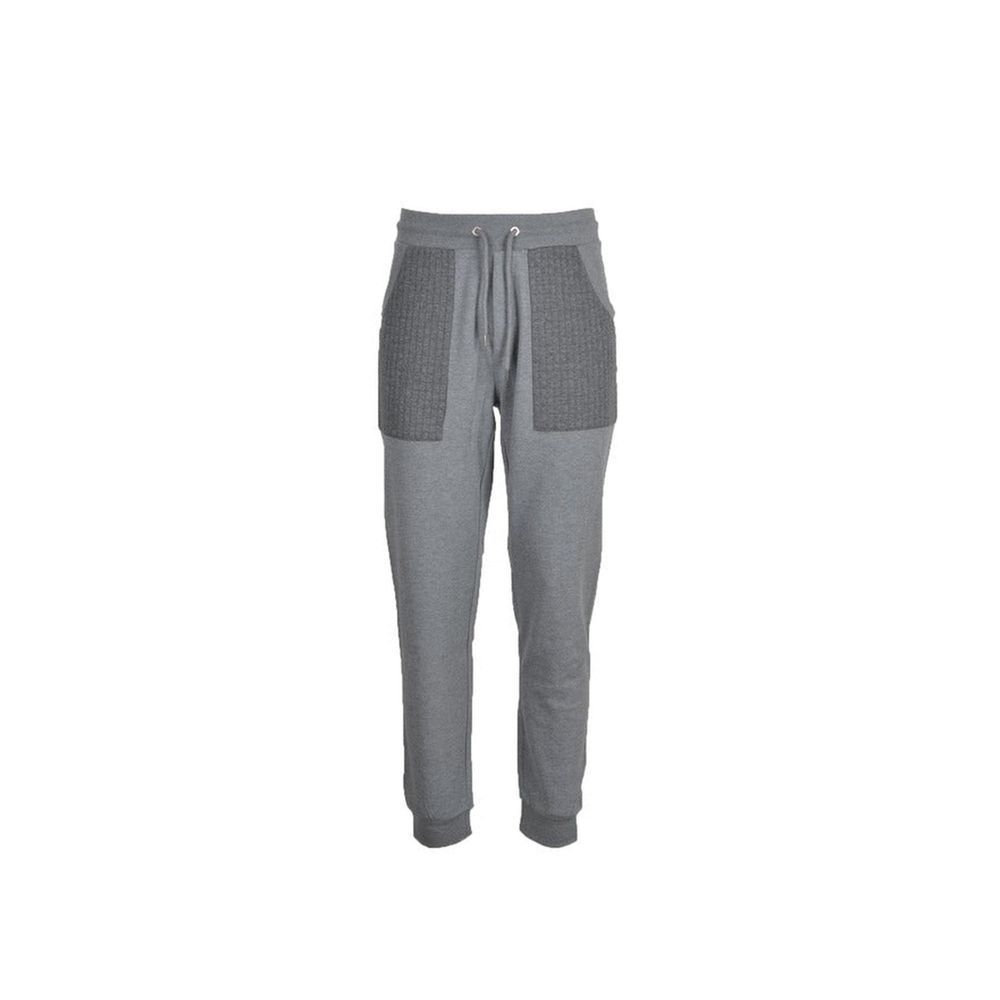 Bikkembergs Gray Cotton Joggers