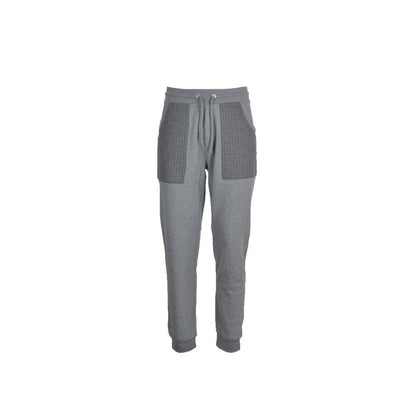 Bikkembergs Gray Cotton Joggers