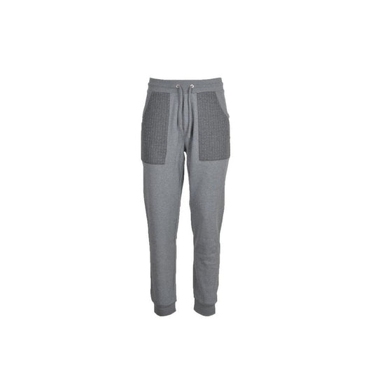 Bikkembergs Gray Cotton Joggers