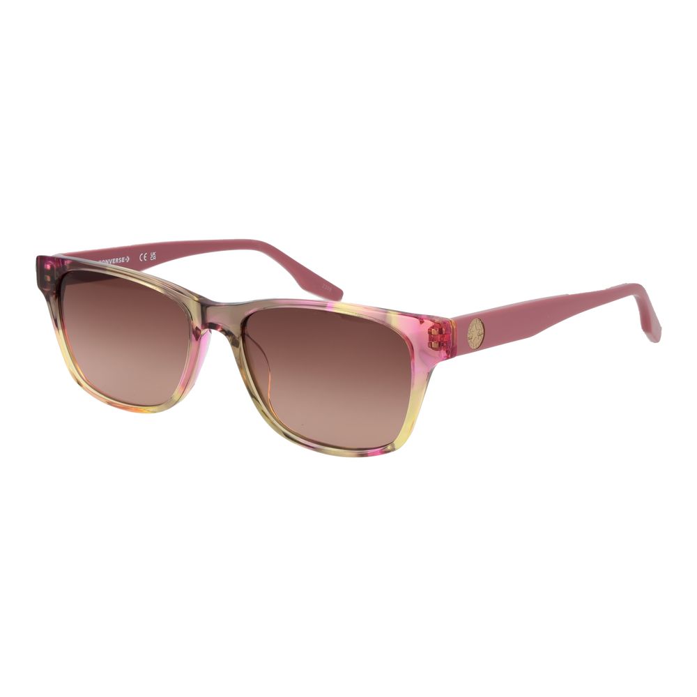 Converse Women’s Sunglasses – Rose Rectangle Frame, Gradient Lenses