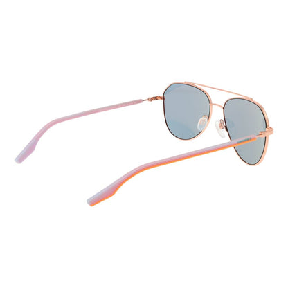Converse Unisex Sunglasses – Rose Gold Full-Rim Frame, Blue Lenses