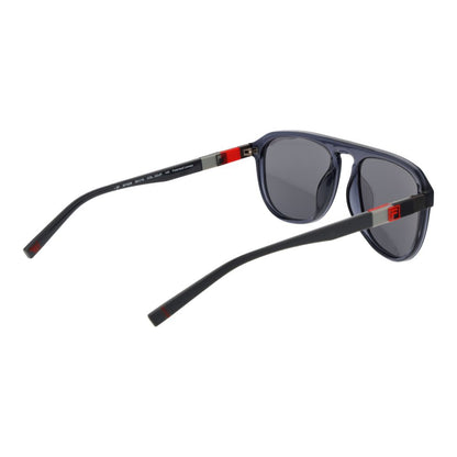 Fila Unisex Sunglasses – Grey Rubber Frame with Polarized Lenses