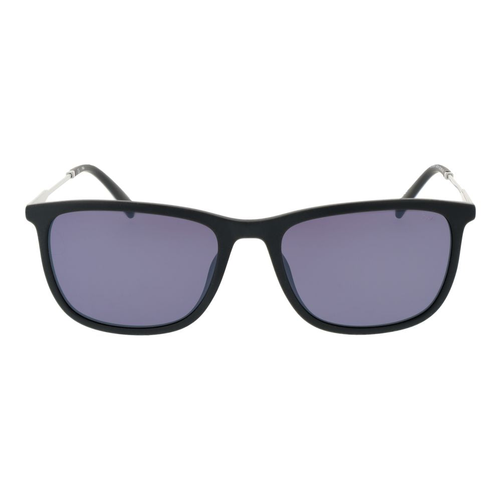 Fila Men’s Sunglasses – Grey Square Frame, Mirrored Lenses