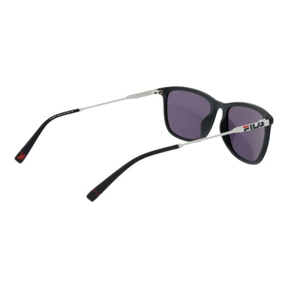 Fila Men’s Sunglasses – Grey Square Frame, Mirrored Lenses