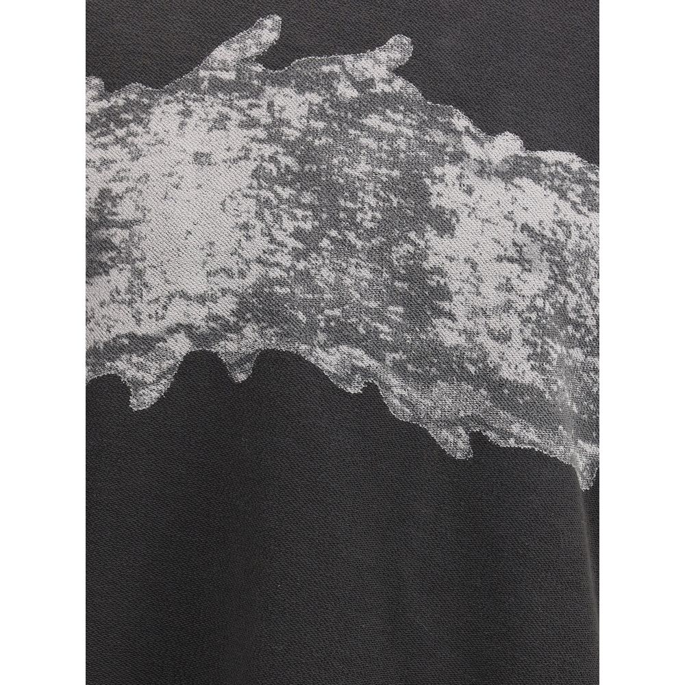 Diesel S-Valentin Jumper Black Cotton Sweatshirt