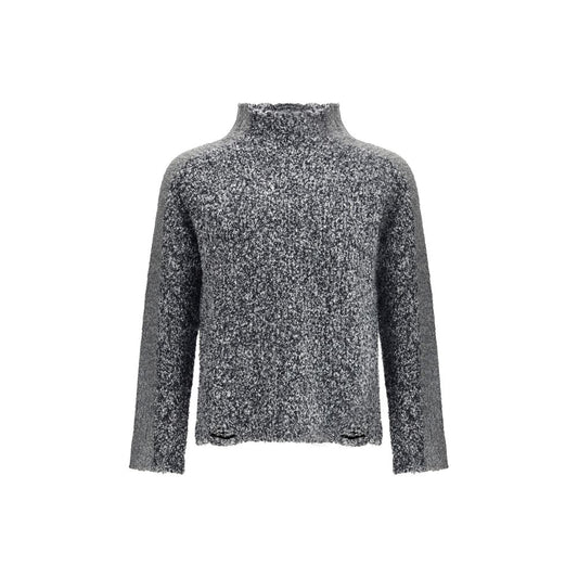 Diesel K-Erland Gray Wool Sweater