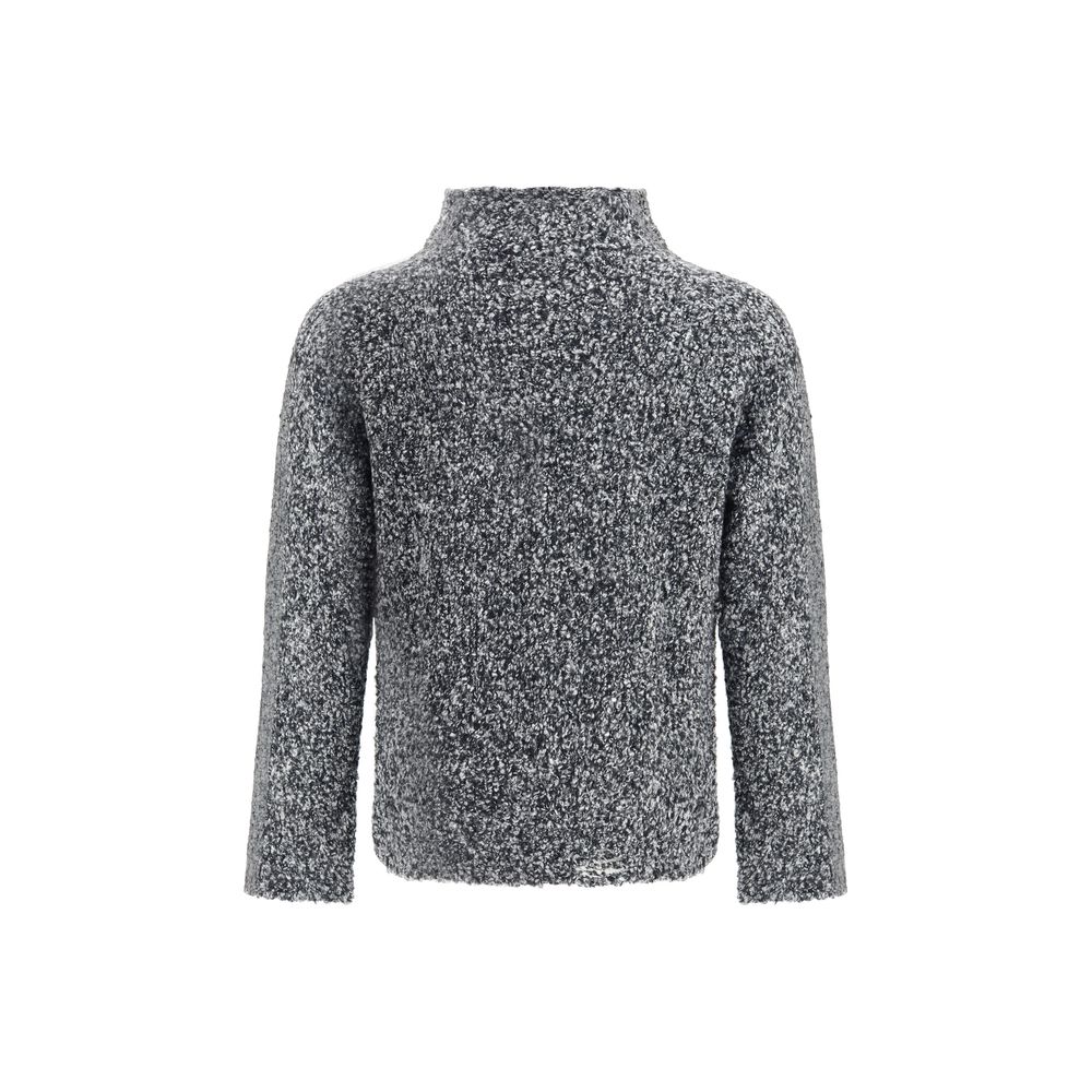 Diesel K-Erland Gray Wool Sweater