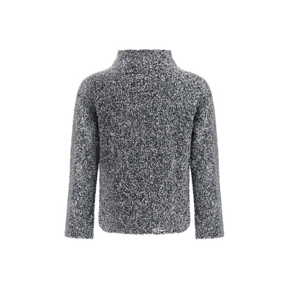Diesel K-Erland Gray Wool Sweater
