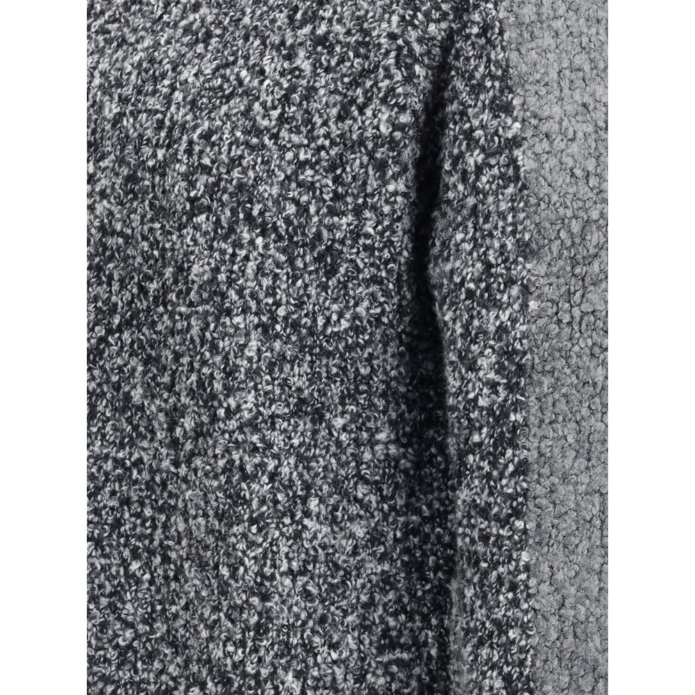 Diesel K-Erland Gray Wool Sweater