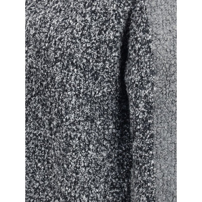 Diesel K-Erland Gray Wool Sweater