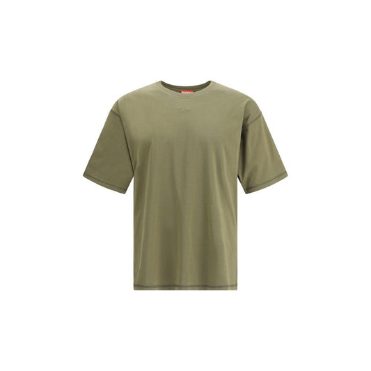 Diesel Green Cotton Lucien T-Shirt