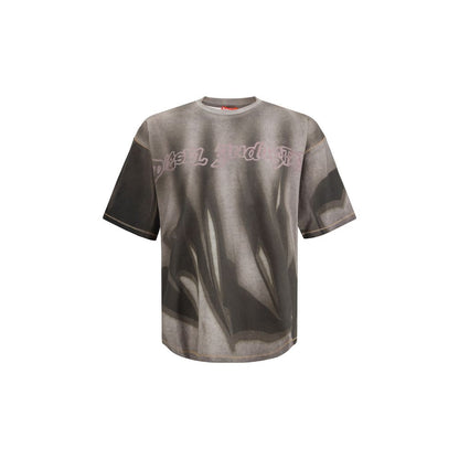 Diesel Gray Cotton T-Shirt