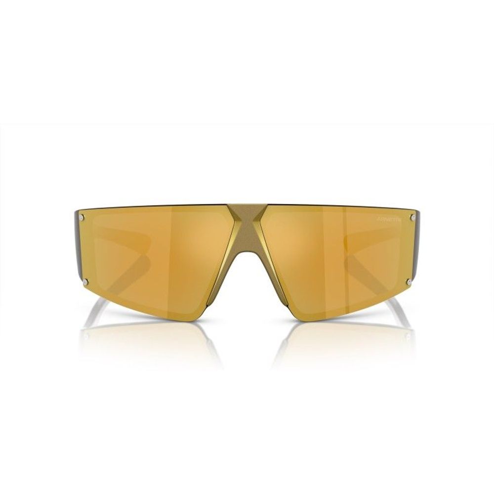 Arnette Unisex Gold Sunglasses – Stylish Mirror Finish
