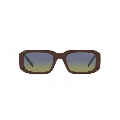 Arnette Unisex Sunglasses – Brown Resin Frame, Multicoloured Lenses