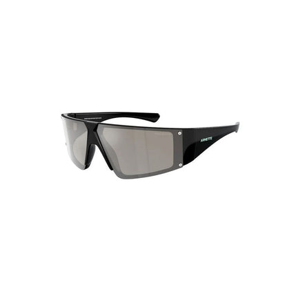 Arnette Unisex Sunglasses – Black Resin Frame, Grey Lenses