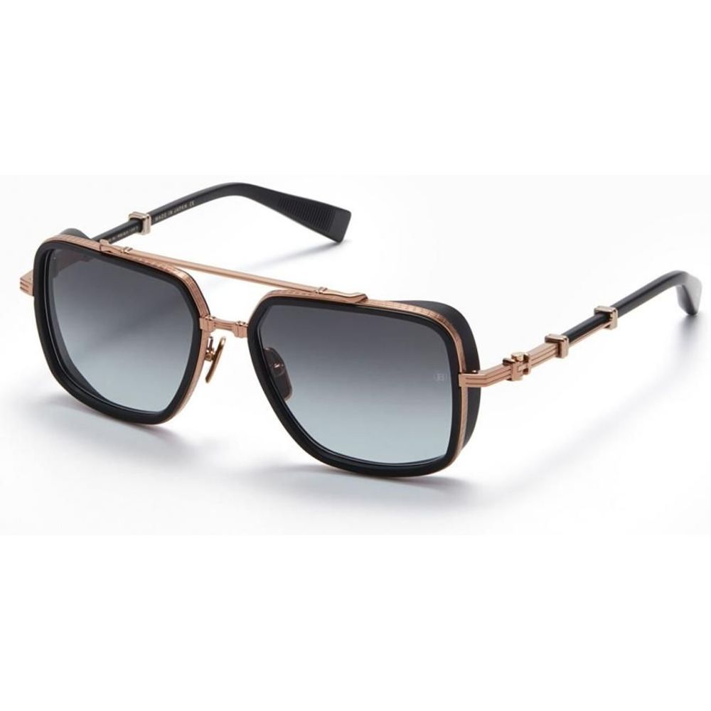 Balmain Multicolor Titanium Sunglasses – Pink Full-Rim Design