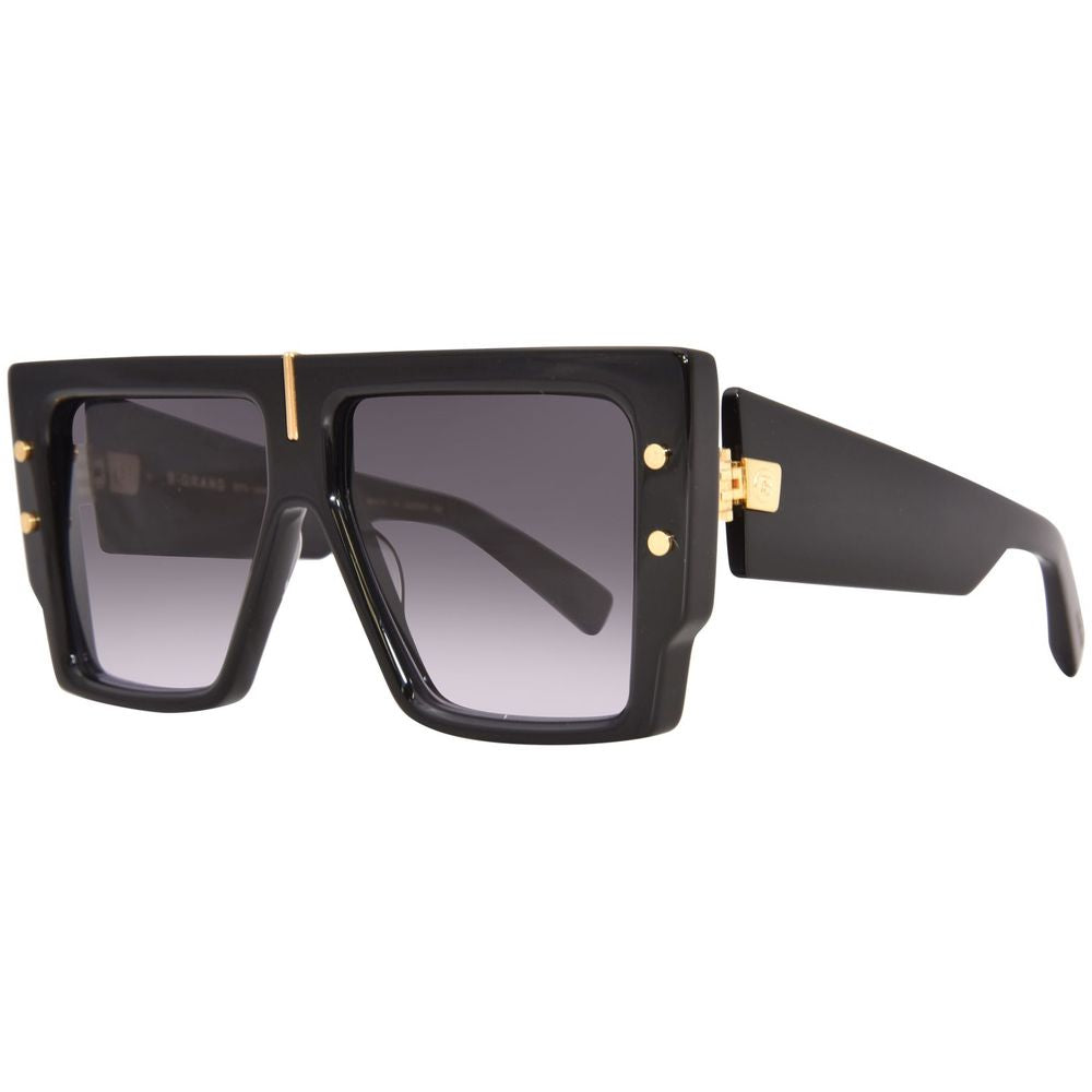 Balmain Women’s Sunglasses – Black Acetate Frame, UV Protection