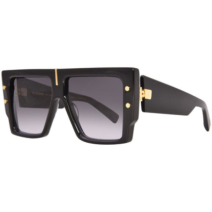 Balmain Women’s Sunglasses – Black Acetate Frame, UV Protection