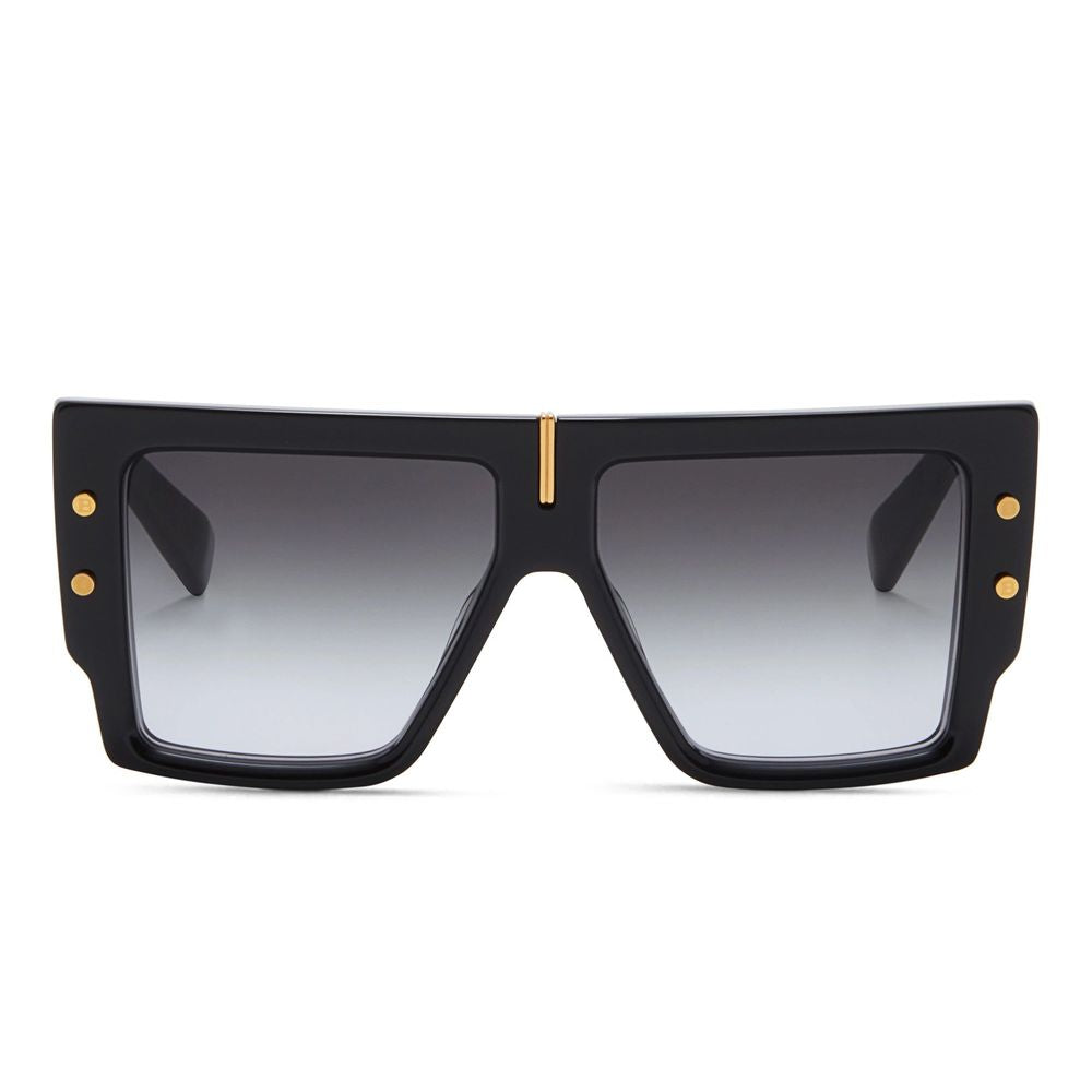 Balmain Women’s Sunglasses – Black Acetate Frame, UV Protection