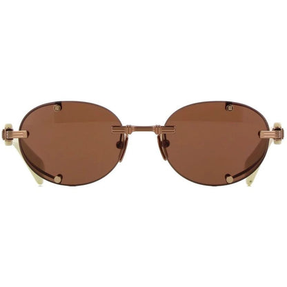 Balmain Women’s Sunglasses – Brown Acetate Frame