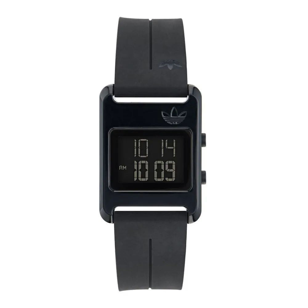 Adidas Black Synthetic Digital Watch - Stylish Quartz Timepiece