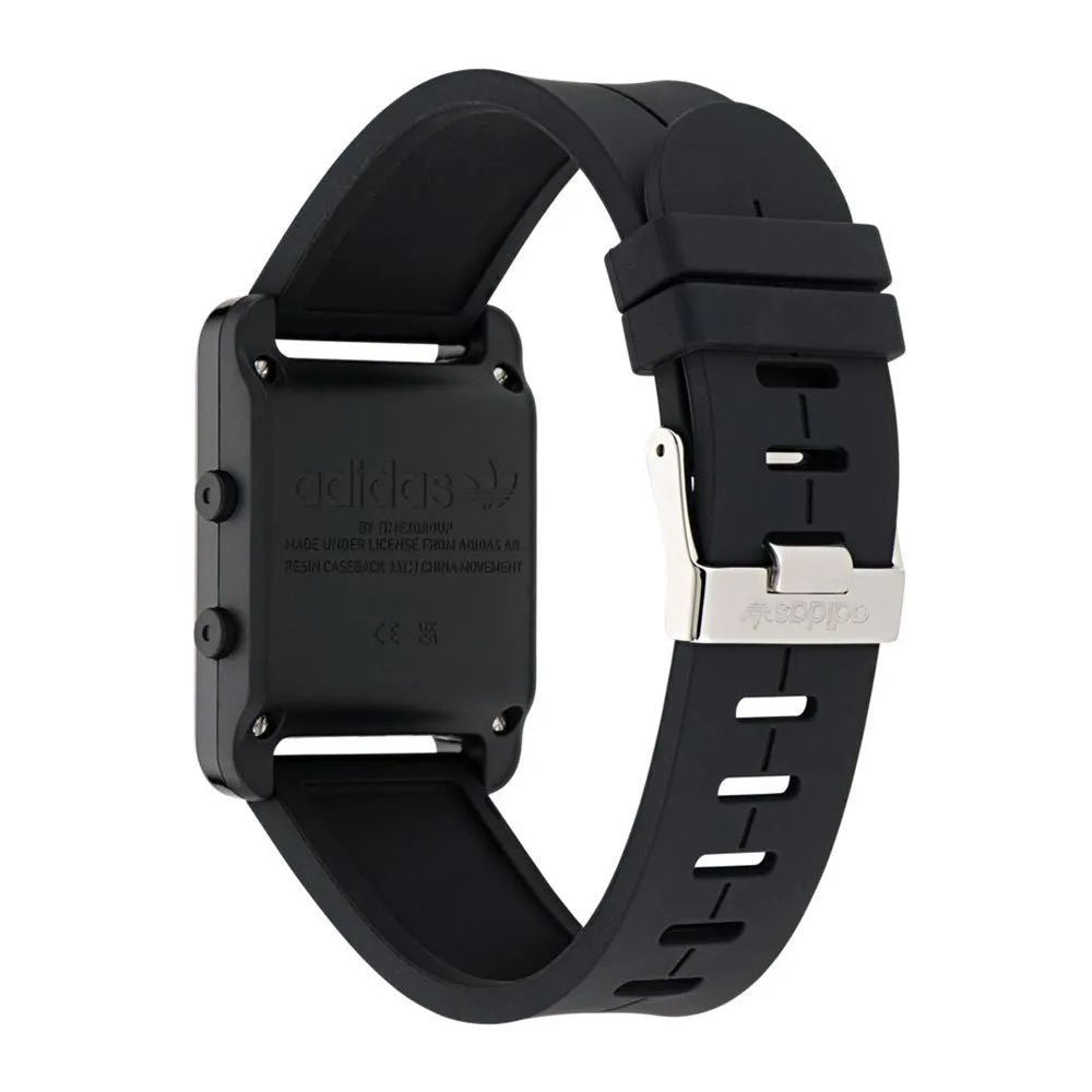 Adidas Black Synthetic Digital Watch - Stylish Quartz Timepiece