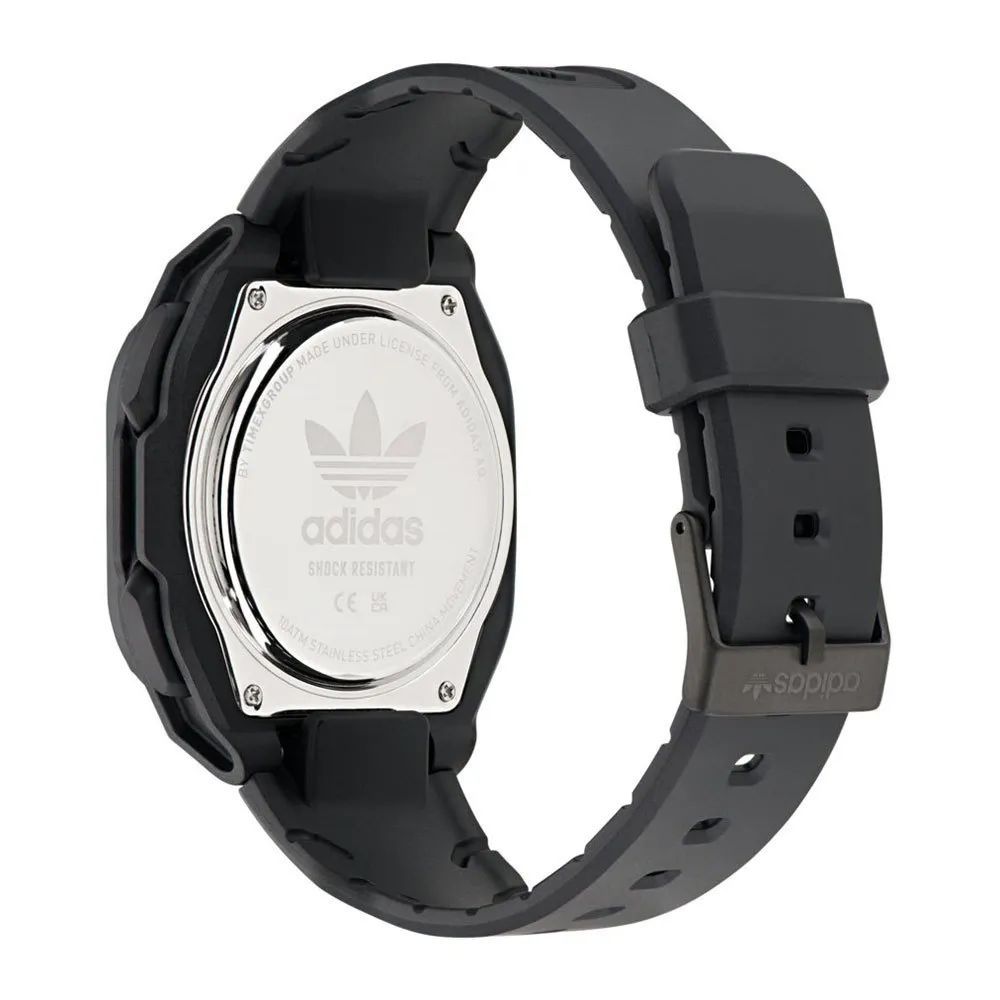 Adidas Gray Synthetic Digital Watch – Sporty Style with Durable Design