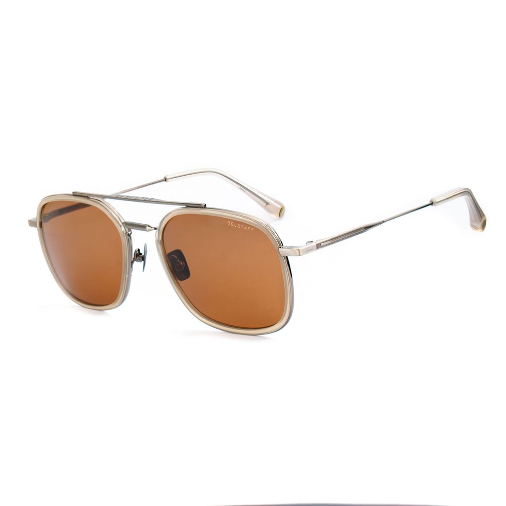 Belstaff Men’s Sunglasses – Brown Stainless Steel Frame