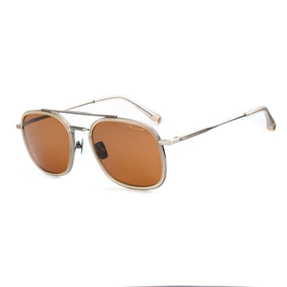 Belstaff Men’s Sunglasses – Brown Stainless Steel Frame