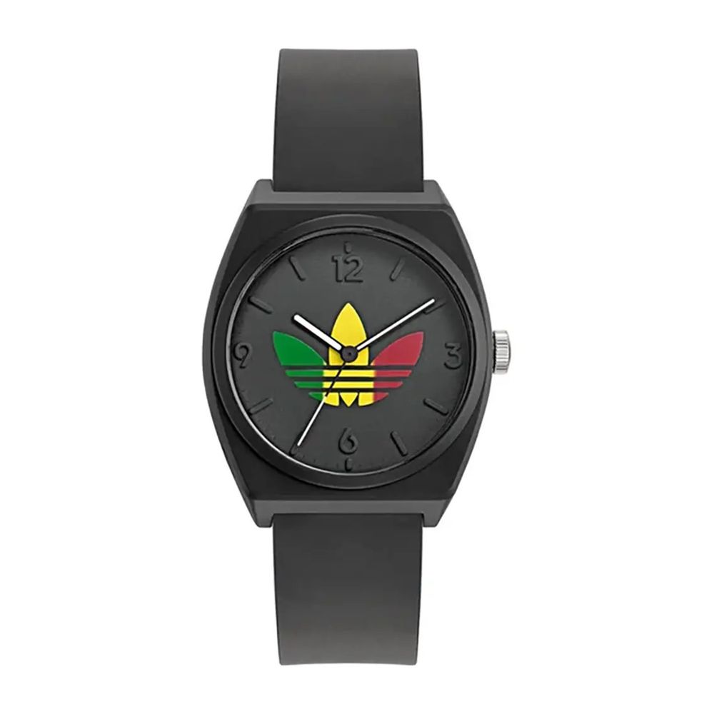 Adidas Black Synthetic Sport Watch - Durable, Sporty Design