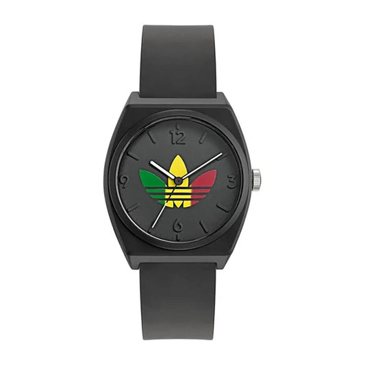 Adidas Black Synthetic Sport Watch - Durable, Sporty Design