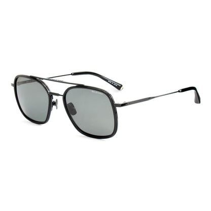 Belstaff Men's Sunglasses – Black Titanium Frame, Grey Lenses