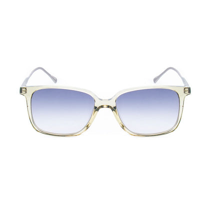 Belstaff Unisex Transparent Titanium Sunglasses – Grey Lenses