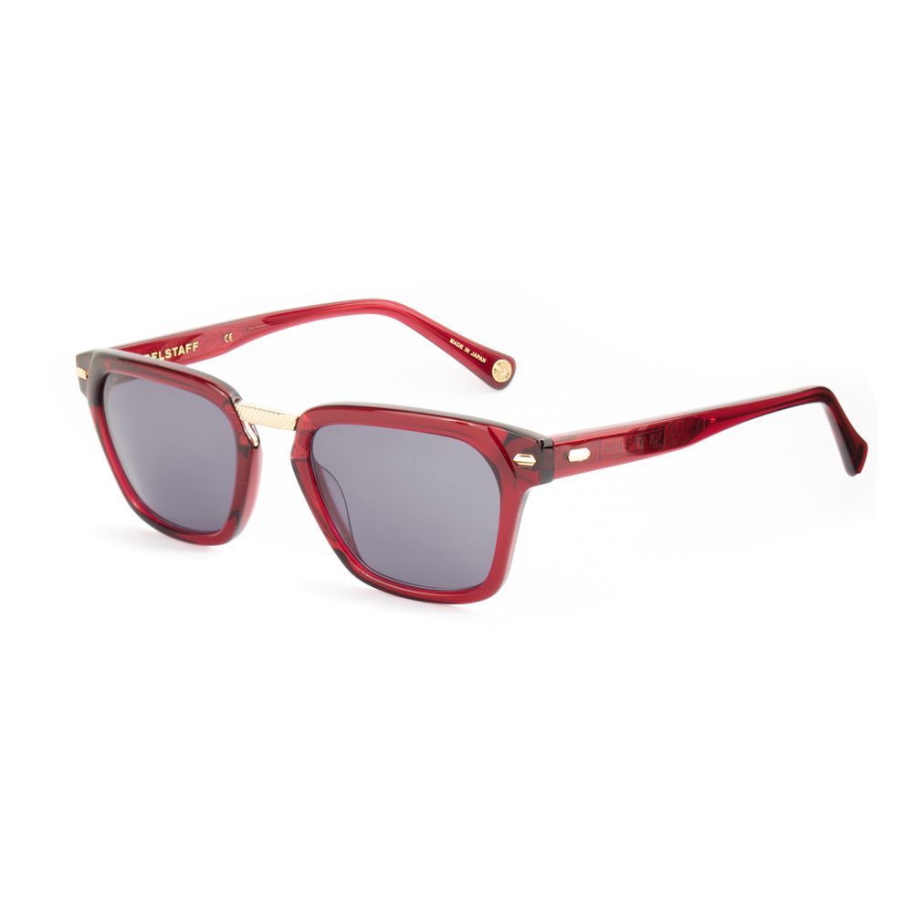 Belstaff Women’s Sunglasses – Red Acetate Frame, Grey Lenses