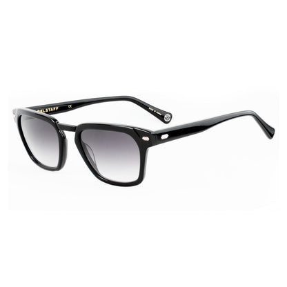 Belstaff Men's Cooper Sunglasses – Black Acetate Frame, Grey Lenses