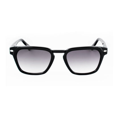 Belstaff Men's Cooper Sunglasses – Black Acetate Frame, Grey Lenses