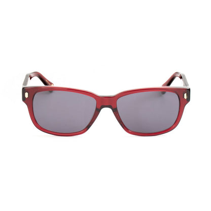 Belstaff Women’s Sunglasses – Red Acetate Frame, Grey Lenses